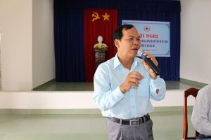 Ông Thái Duy Thanh, Phó Chủ tịch Tỉnh Hội phát biểu